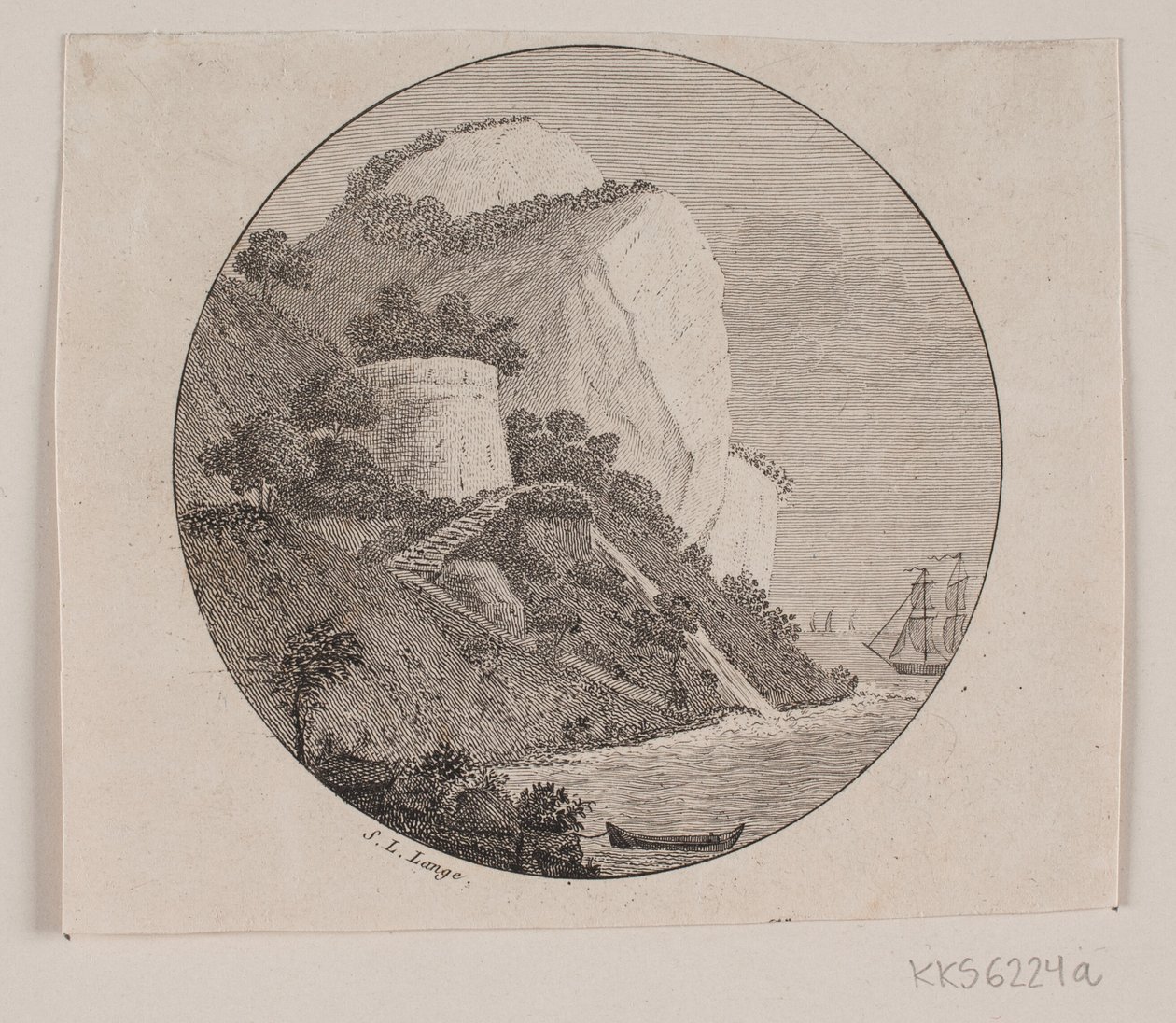 fjellet Moens Klint av Søren L. Lange