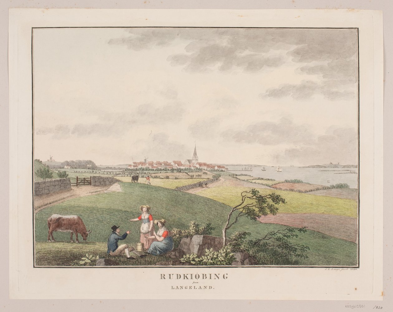 Rudkøbing på Langeland av Søren L. Lange