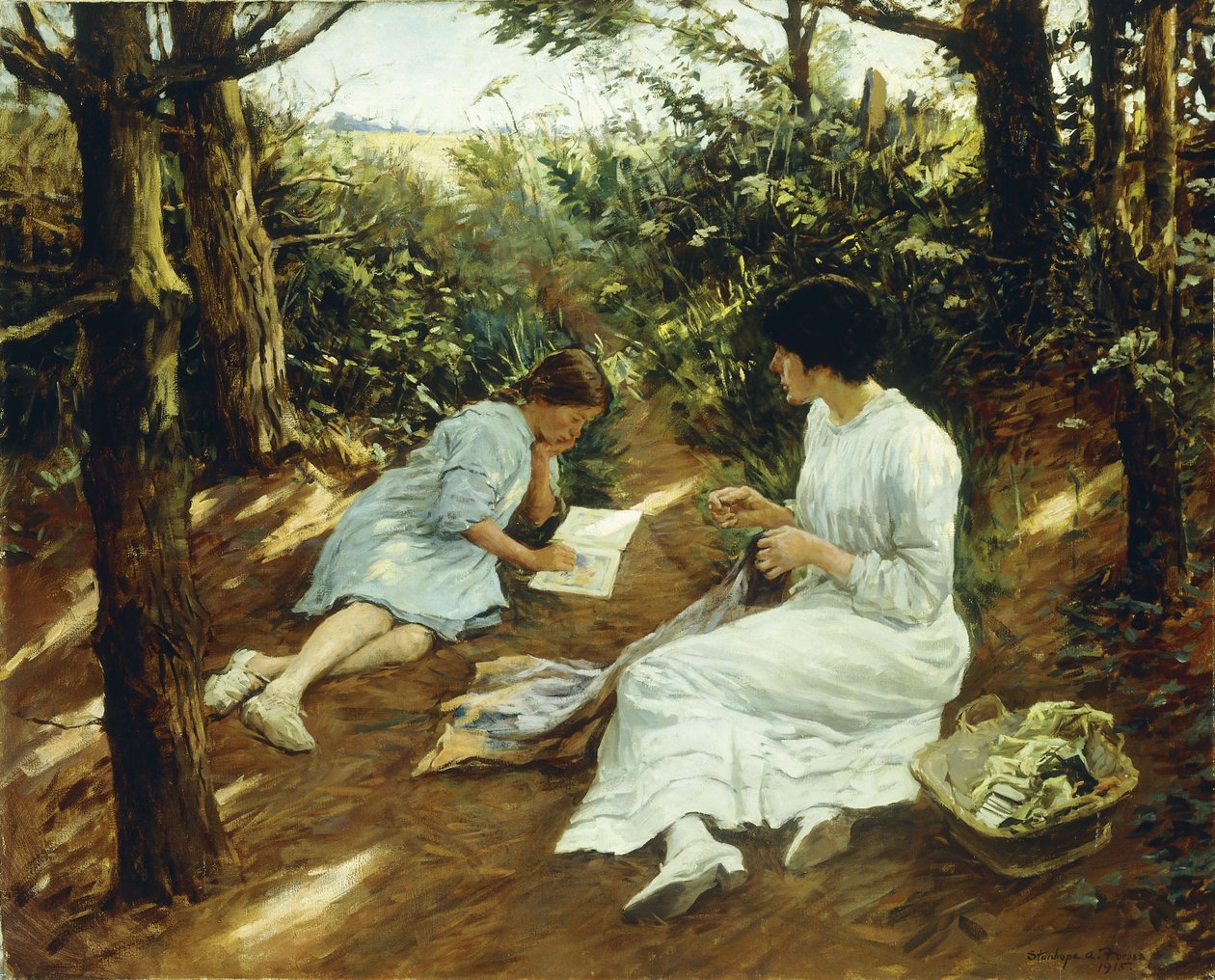 Blant furuene av Stanhope Alexander Forbes