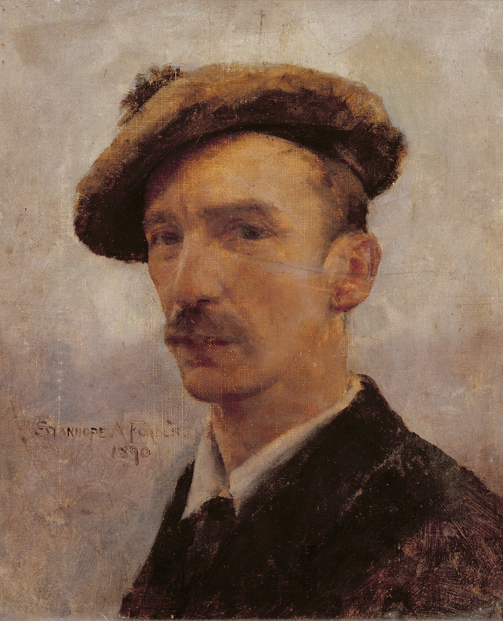 Selvportrett av Stanhope Alexander Forbes