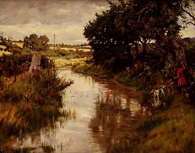 Den blå elven av Stanhope Alexander Forbes