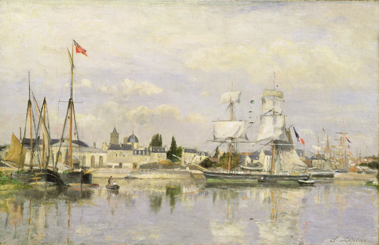 Bassin Saint-Pierre i Caen av Stanislas Victor Edouard Lepine