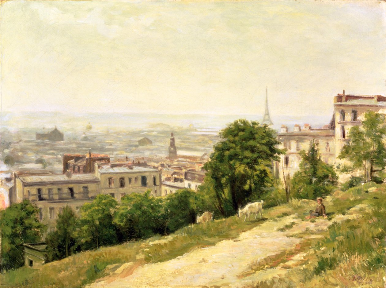 Utsikt over Paris av Stanislas Victor Edouard Lepine