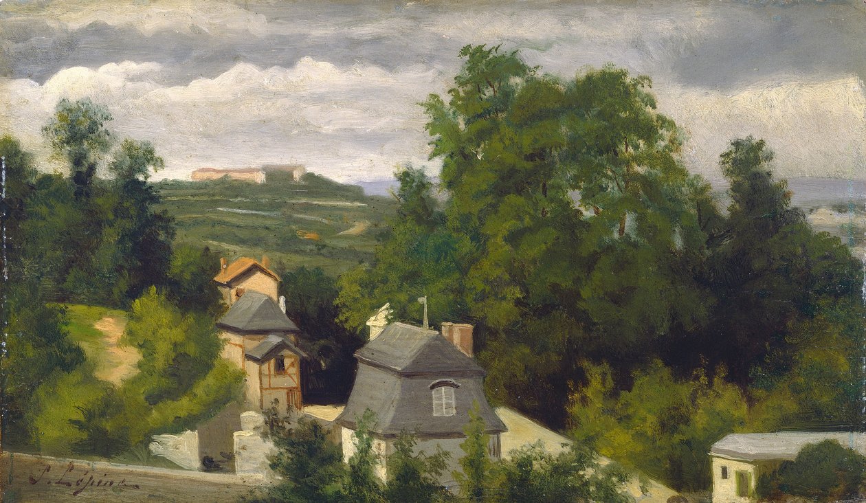 Utsikt i utkanten av Caen av Stanislas Lepine