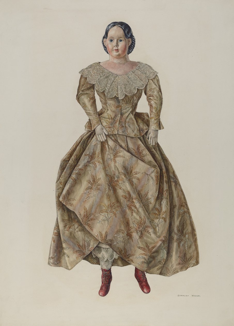 Doll Greiner patentert hode, ca. 1940. av Stanley Mazur