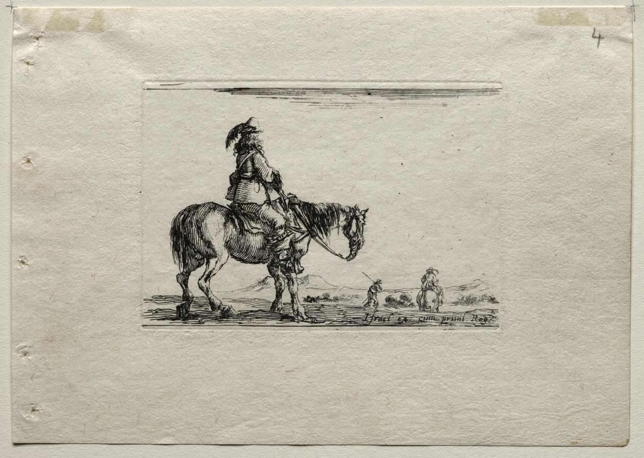 Caprices: Montert Cavalier. av Stefano della Bella