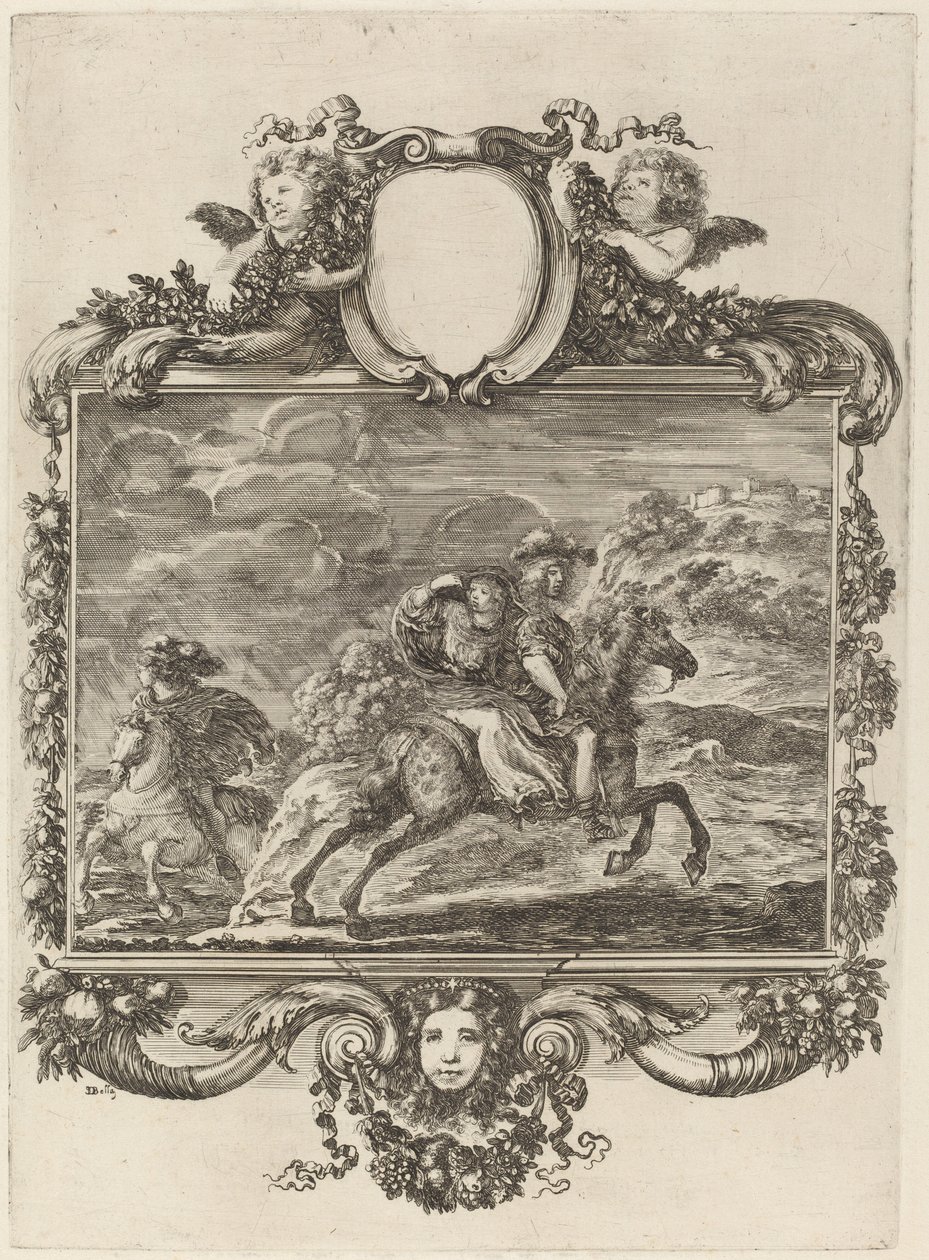 Clovis og Clotilda. av Stefano della Bella