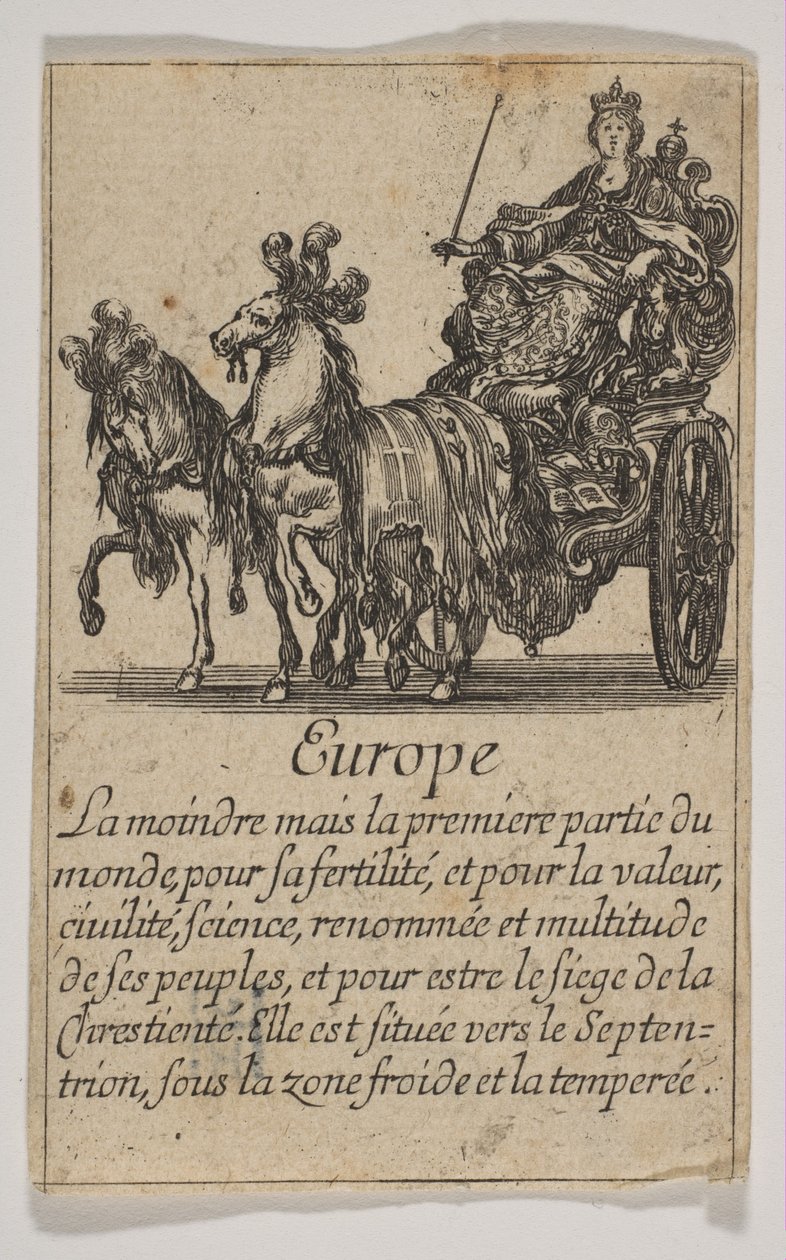 Europa, 1644. av Stefano della Bella