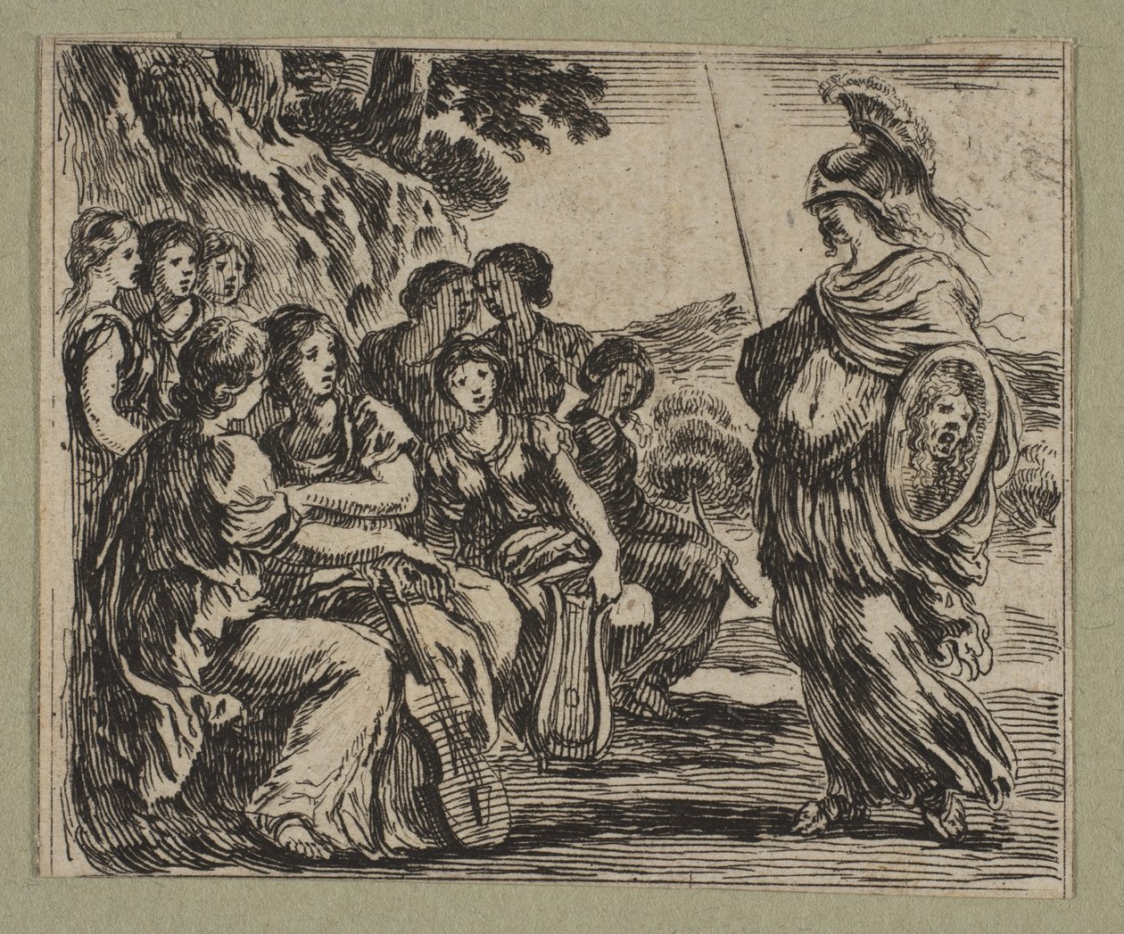 De ni musene, 1644. av Stefano della Bella