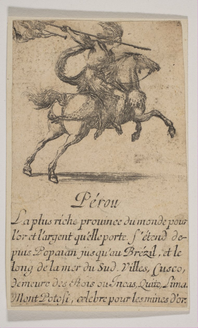 Peru, 1644. av Stefano della Bella