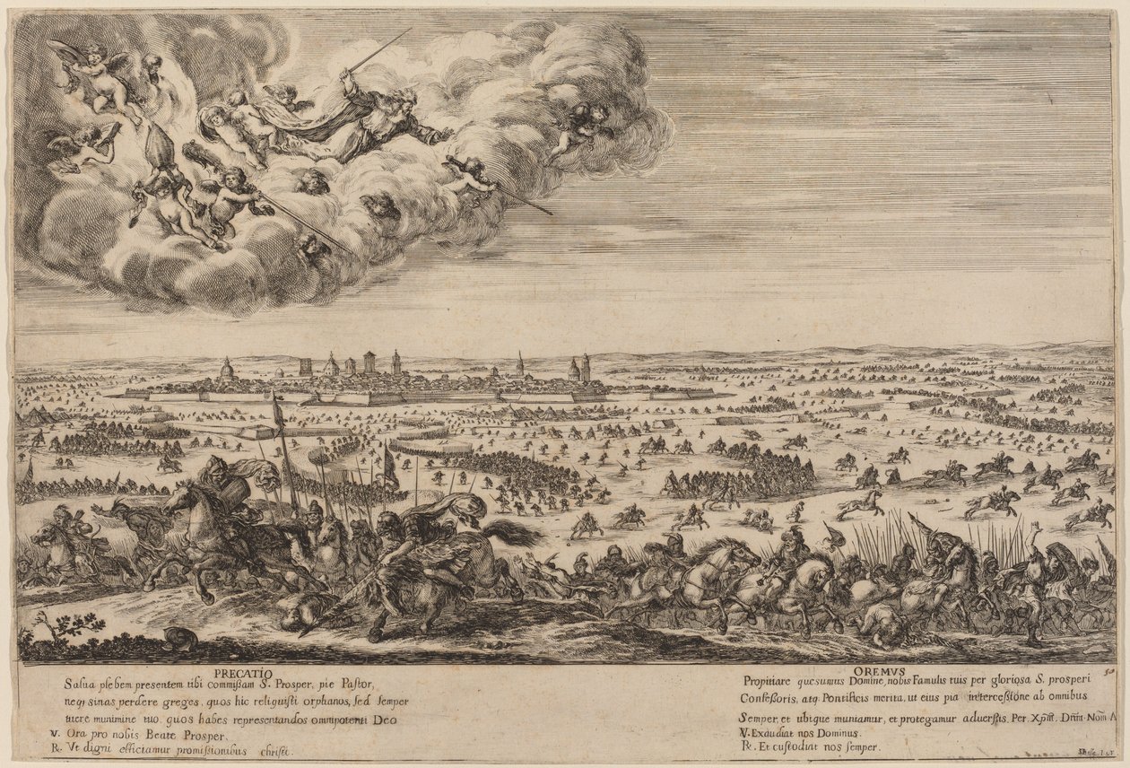 Saint Prosper, muligens 1652. av Stefano della Bella