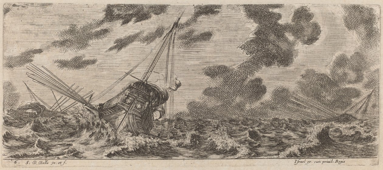 Skip i Tempest av Stefano della Bella