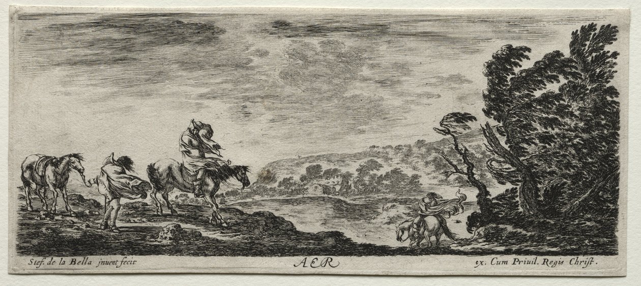 De fire elementene: Aer. av Stefano della Bella