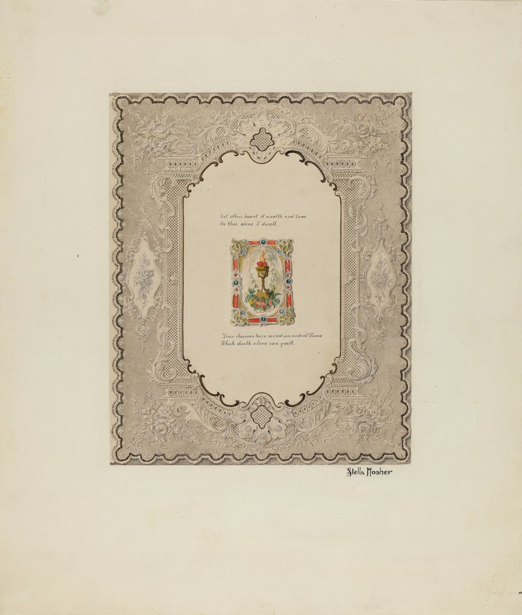 Valentine, c. 1941. av Stella Mosher