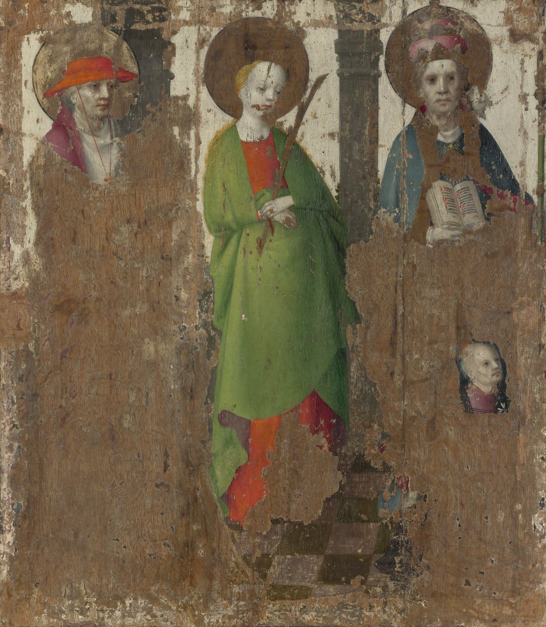 Tre hellige, ca. 1450 av Stephan Lochner