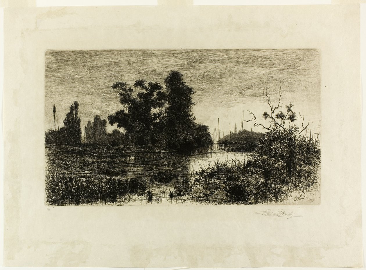 På Schroon - Kveld av Stephen Parrish
