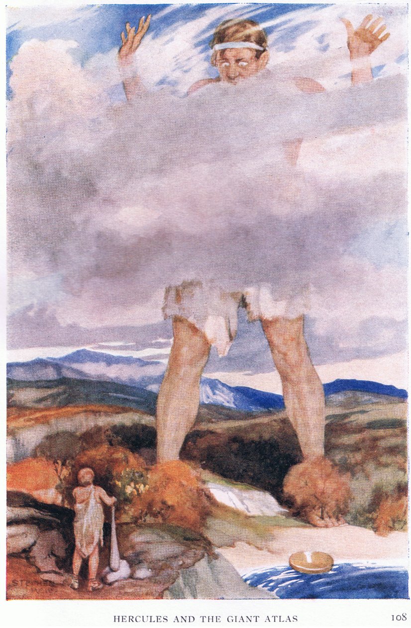 Hercules og den gigantiske Atlas av Stephen Reid