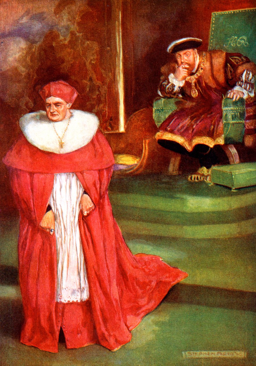 Wolseys intervju med kong Henry VIII, 1909. av Stephen Reid
