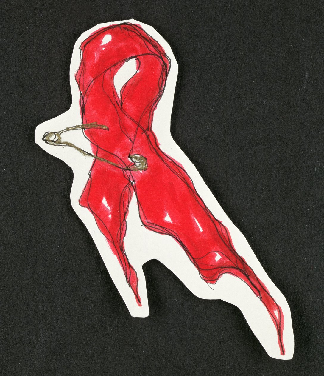 Still Dancing, 1997 (penn og blekk) av Stevie Taylor