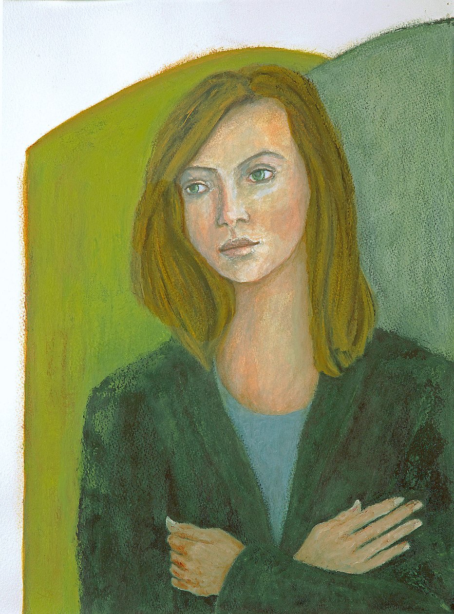 Keeping to Herself, 2014 (olje) av Stevie Taylor