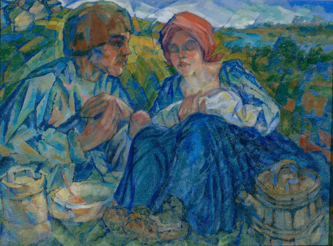 Et måltid, 1920 av Subbotin