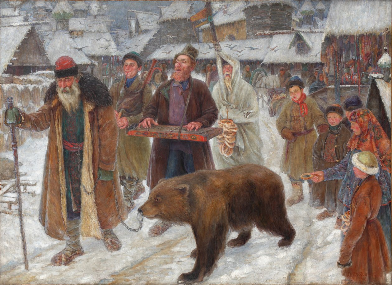 The Song of the skomorokhs, 1910 av Subbotin