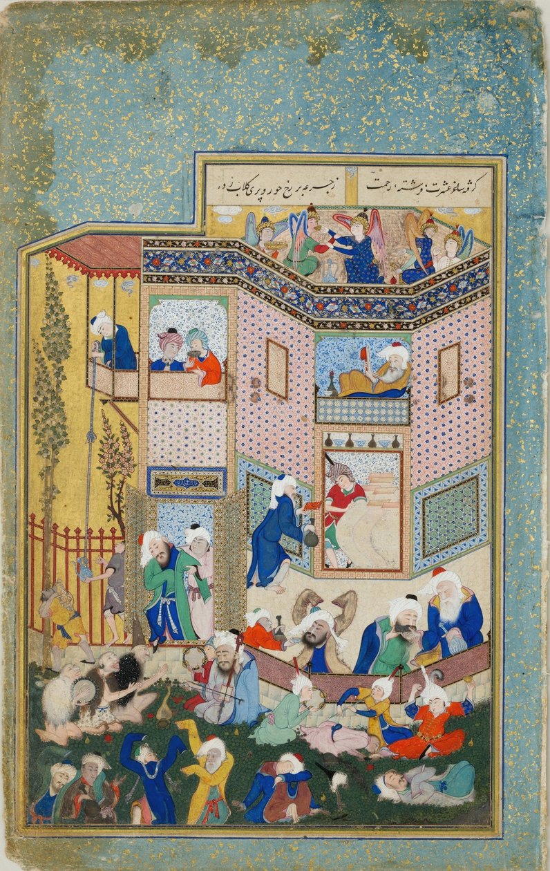 Allegory of Drunkenness av Sultan Muhammad