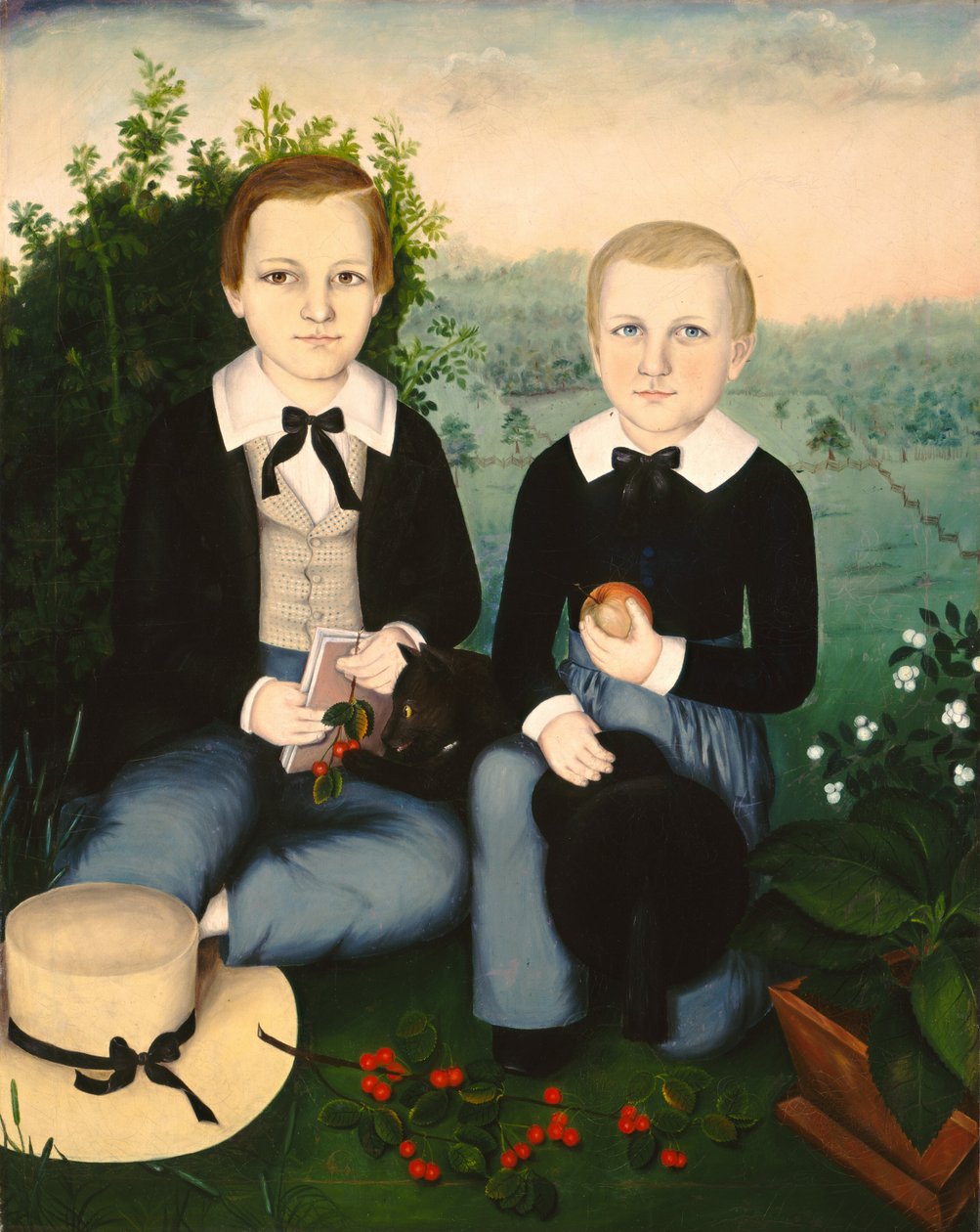 Brødre, c. 1845. av Susan Catherine Waters