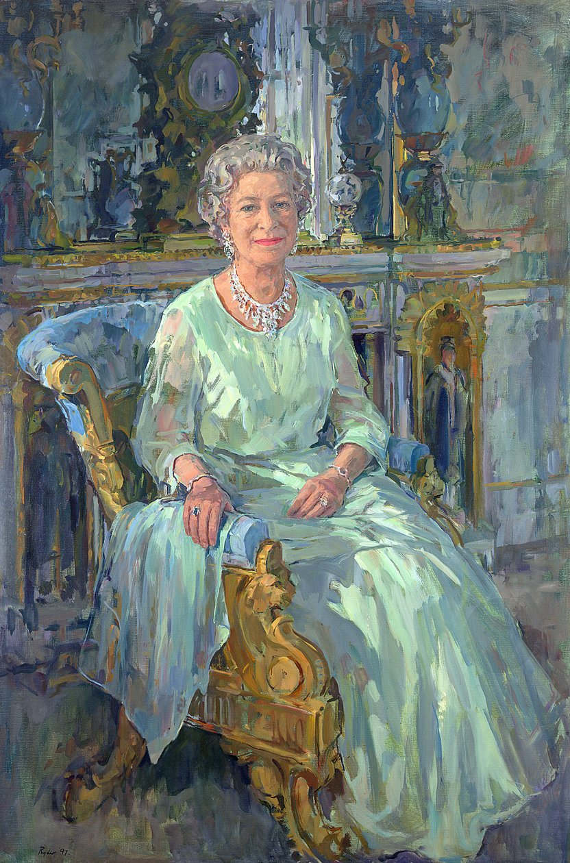 Hennes Majestet Dronningen, 1996 av Susan Ryder