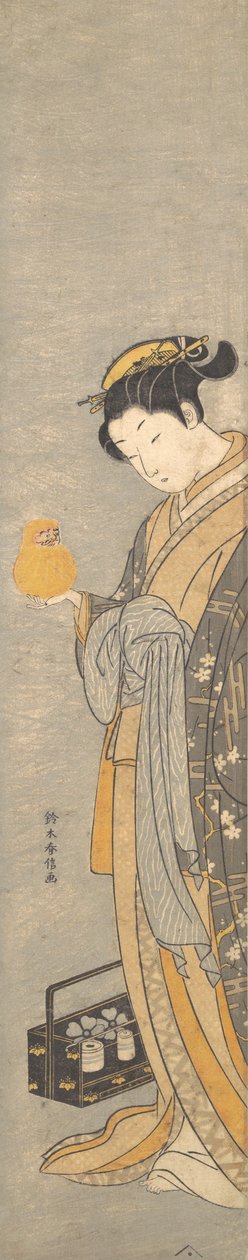 Skjønnhet og hellighet, sannsynligvis 1770., sannsynligvis 1770. av Suzuki Harunobu