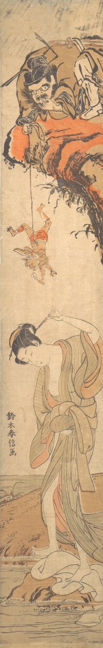 Skjønnhet med demoner, 1700-tallet., 1700-tallet. av Suzuki Harunobu