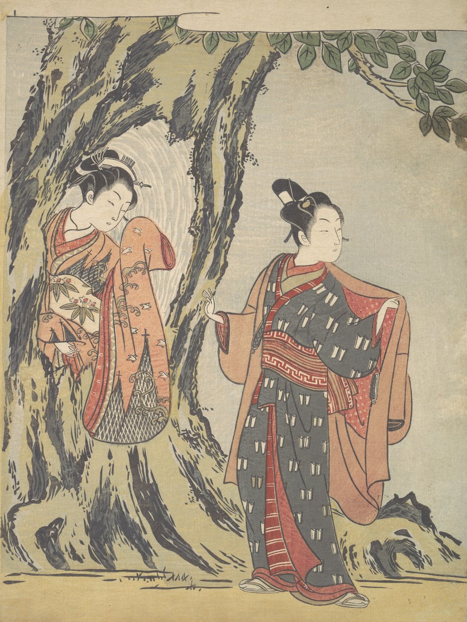 To unge mennesker, 1725-1770., 1725-1770. av Suzuki Harunobu