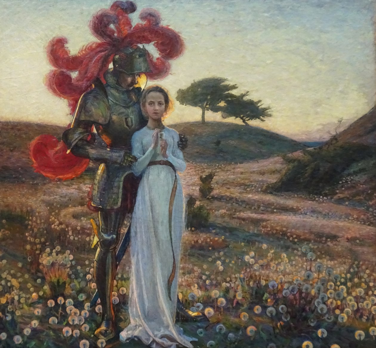 Ridderen og jomfruen av Sven Richard Bergh
