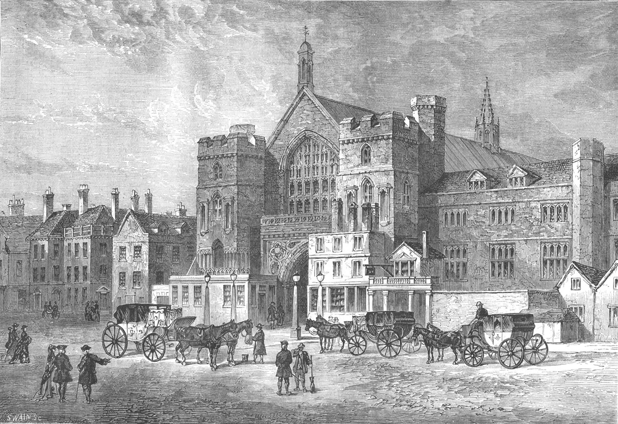 Westminster Hall, 1808 1897 av Swain