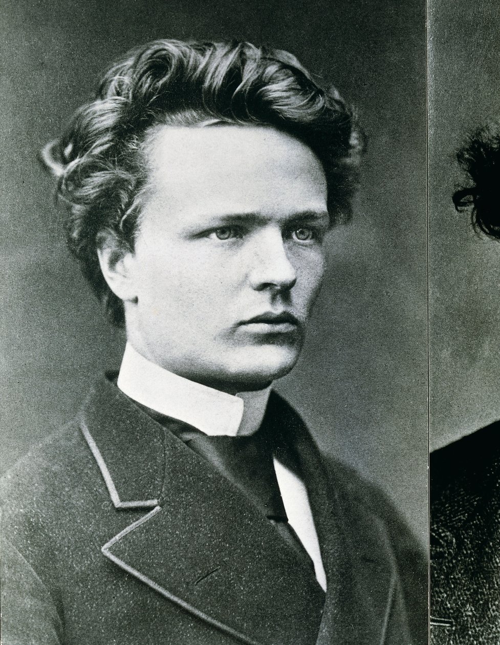 August Strindberg (s/hvitt bilde) av Swedish Photographer