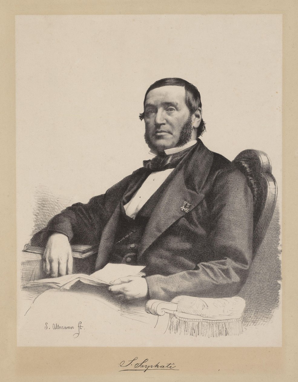 Samuel Sarphati (1813-1866), lege og byplanlegger av Sybrand Altmann