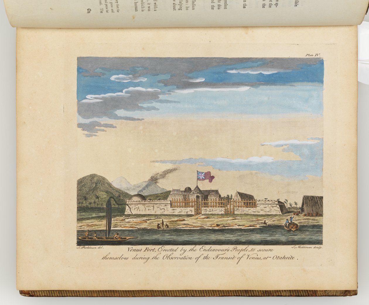 Venus Fort, illustrasjon fra "A journal of a voyage to the South Seas: in His Majesty