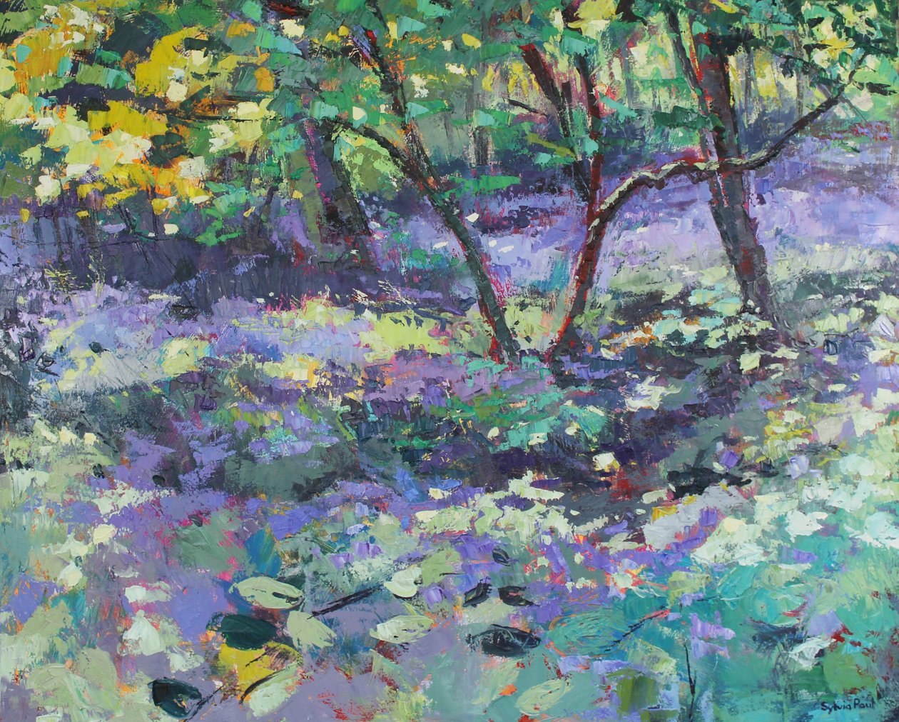 Bluebell Glade av Sylvia Paul