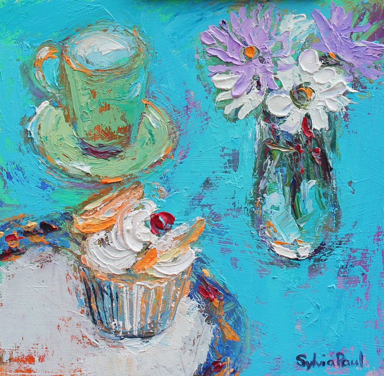 Sommerfuglkake av Sylvia Paul