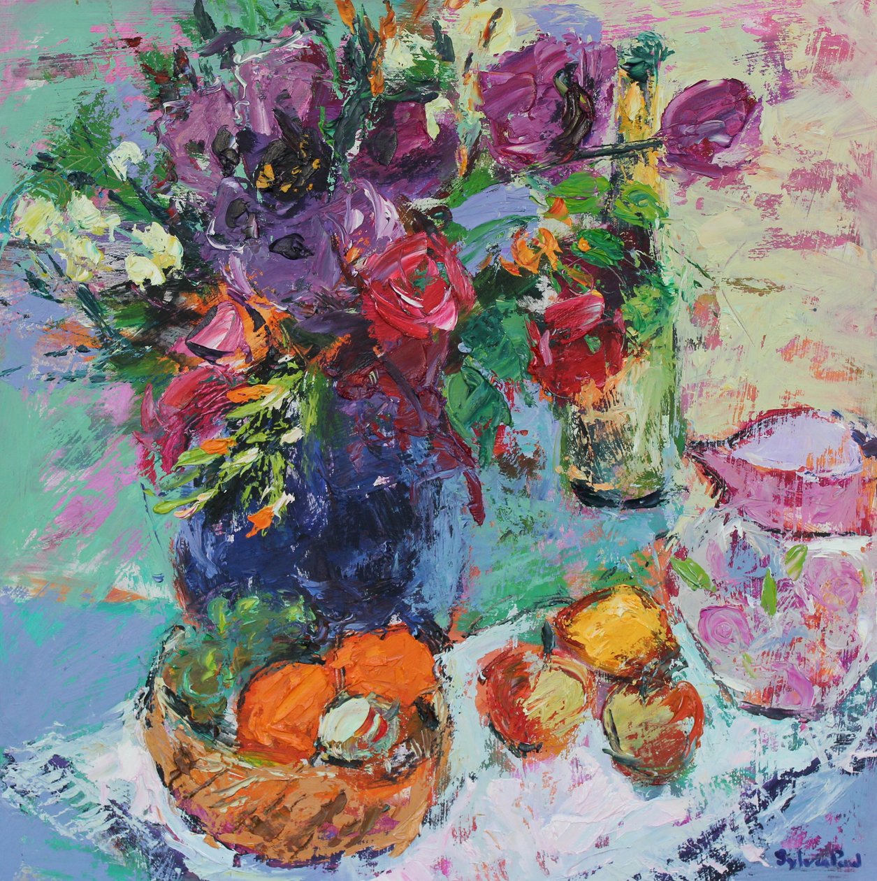 Sommerhageblomster av Sylvia Paul
