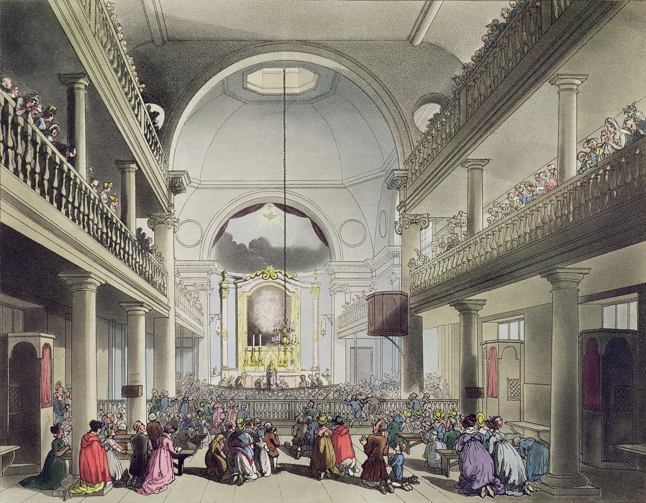 Det romersk-katolske kapellet, Lincolns Inn Fields, fra 