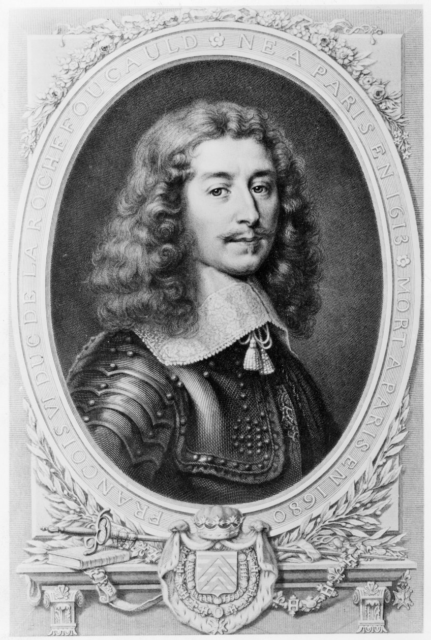 Portrett av Duc de la Rochefoucauld av T. Goutiere