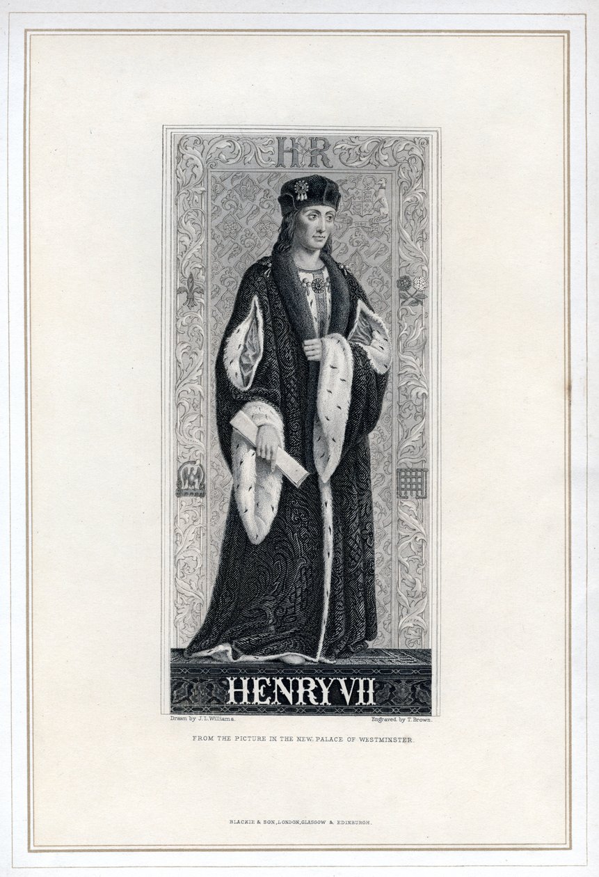 Henry VII av England, 1800-tallet. av T. Brown
