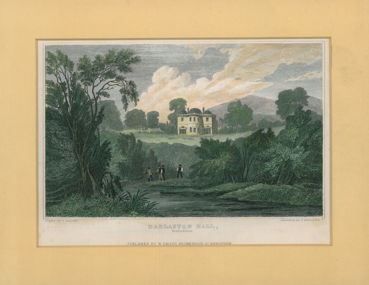Darlaston Hall, Staffordshire av T. Radclyffe