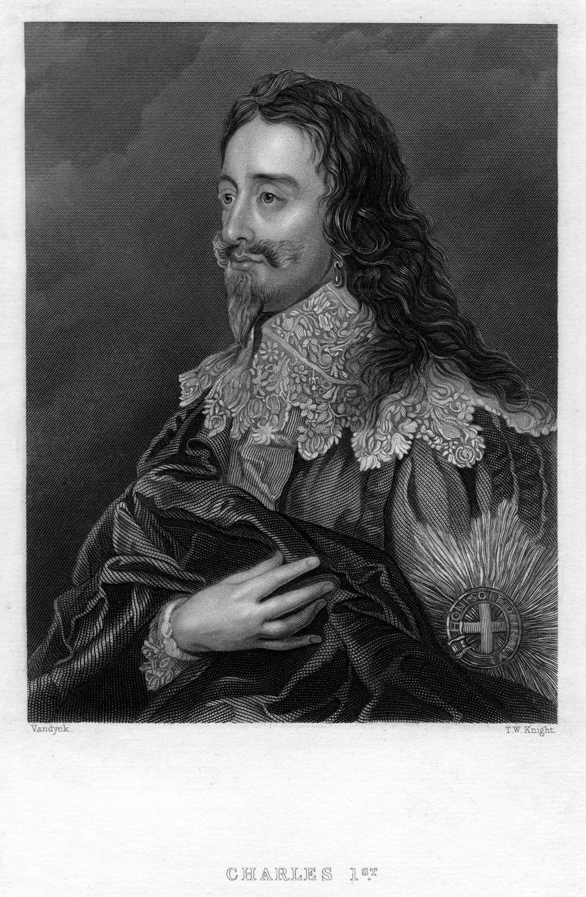 Charles I av England, 1800-tallet. av T. W. Knight