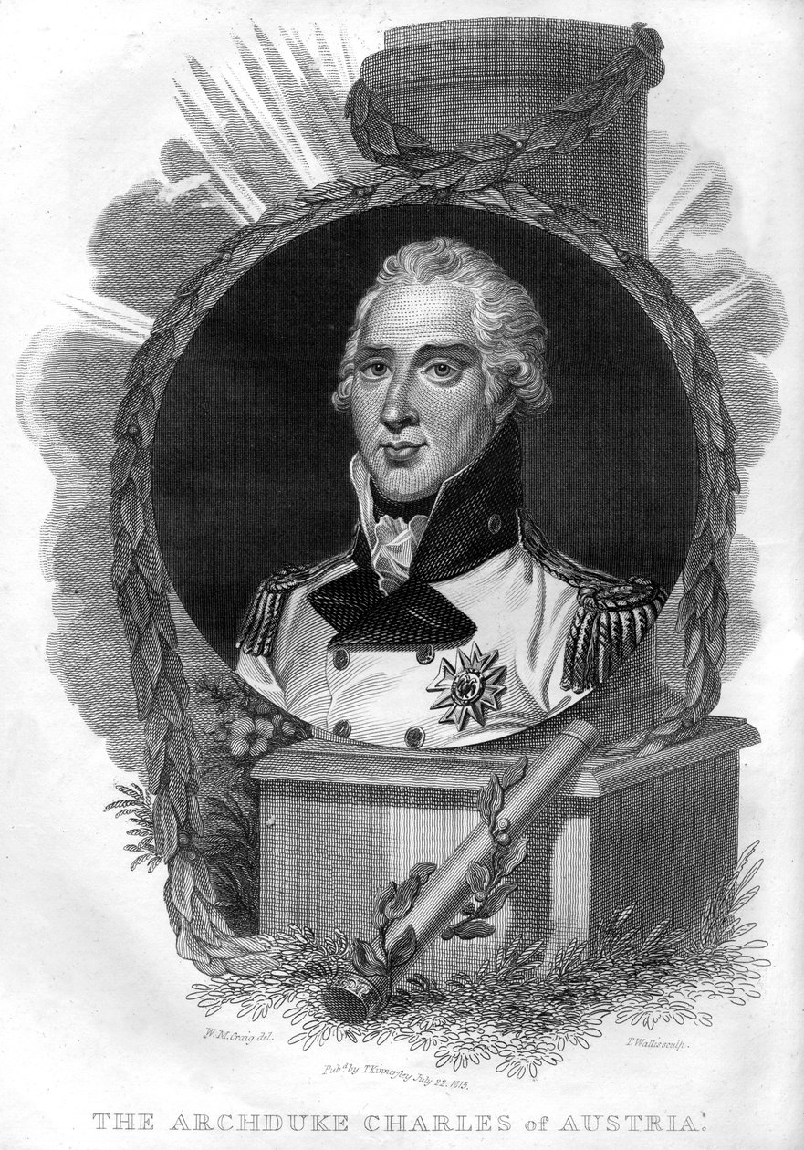Erkehertug Karl av Østerrike 1771-1847, 1816. av T. Wallis