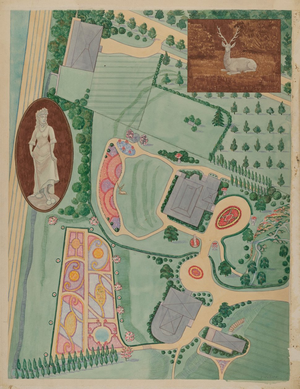 W. A. Wheelock Estate, ca. 1936. av Tabea Hosier