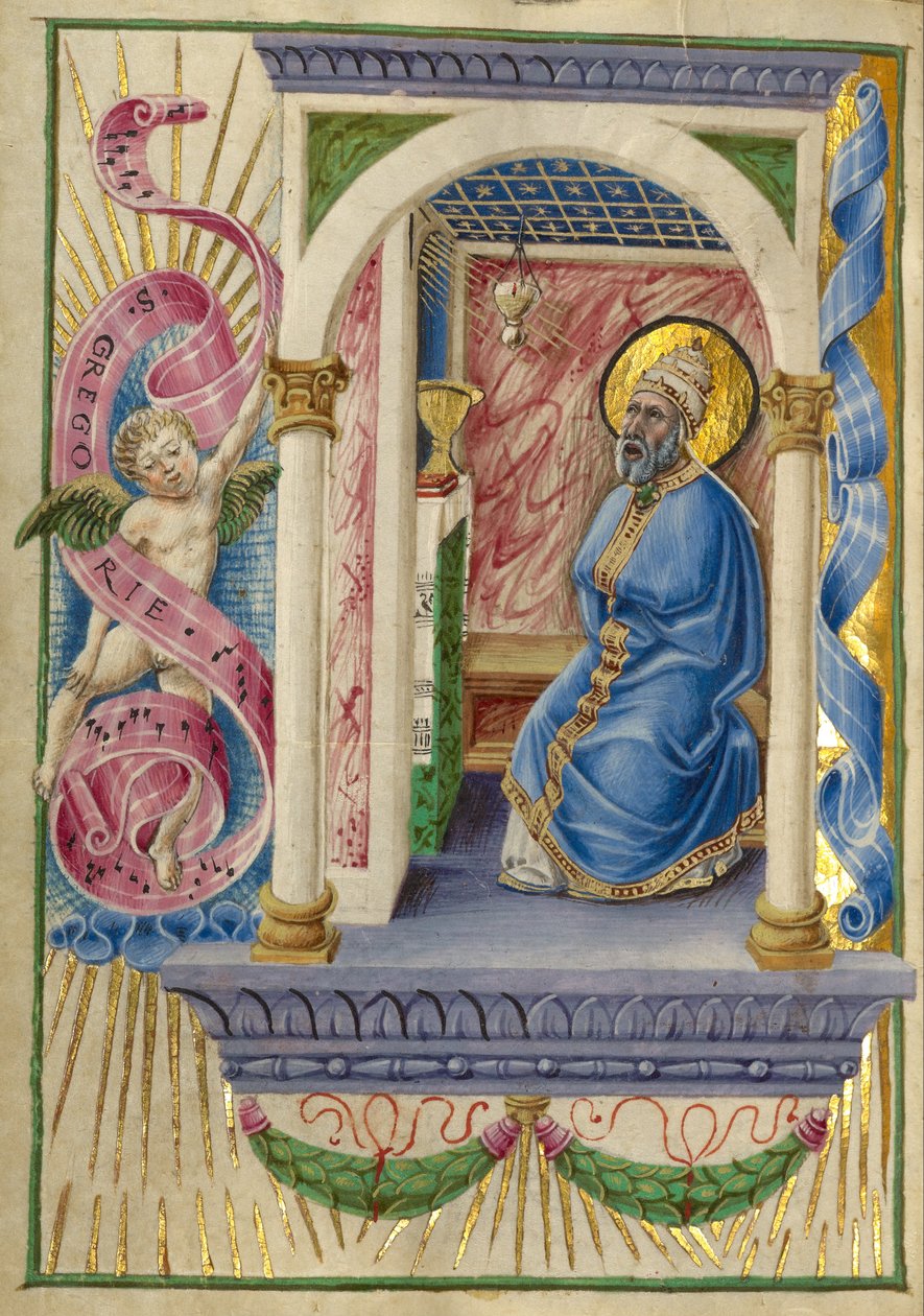 Den hellige Gregorius av Taddeo Crivelli