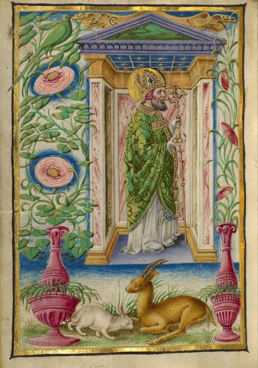 Sankt Nikolaus av Taddeo Crivelli