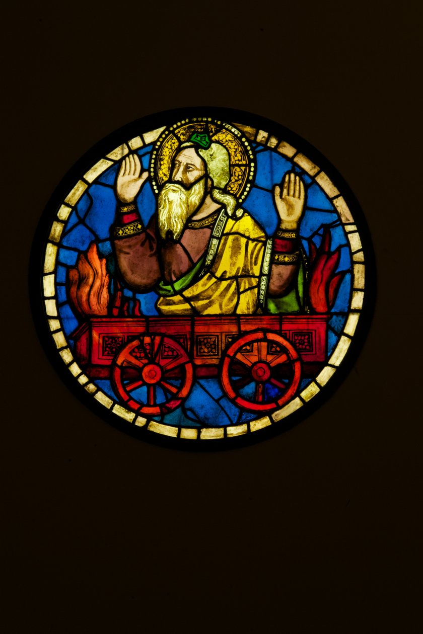 Elijah (farget glass) av Taddeo Gaddi